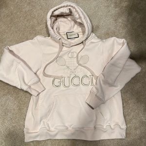 Gucci tennis logo hoodie